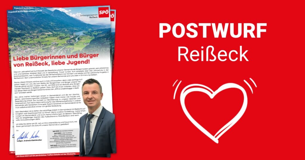 Postwurf &ndash; SP&Ouml; Rei&szlig;eck (Mai 2023)